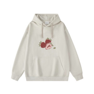 Strawberry Print Hoodie
