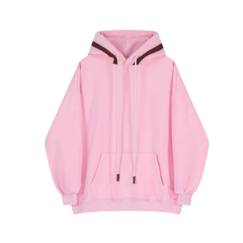 Pink All-Match Hoodie